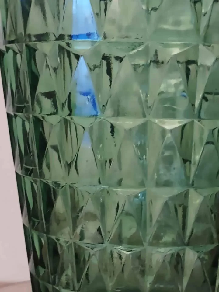 1960s E.O Brody Mid-Century 10" Green Glass Vase image indicator(4)