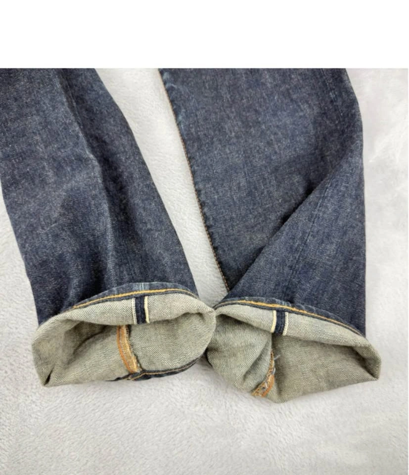 Evisu No 2 2001 Men's Jeans Sz 27x29 Red Selvedge Embroidered - photo 3