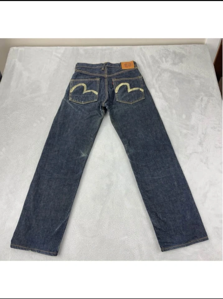 Evisu No 2 2001 Men's Jeans Sz 27x29 Red Selvedge Embroidered - photo 4