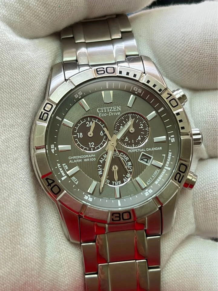 Citizen Eco Drive Perpetual Calendar Alarm Men’s Watch - photo 2