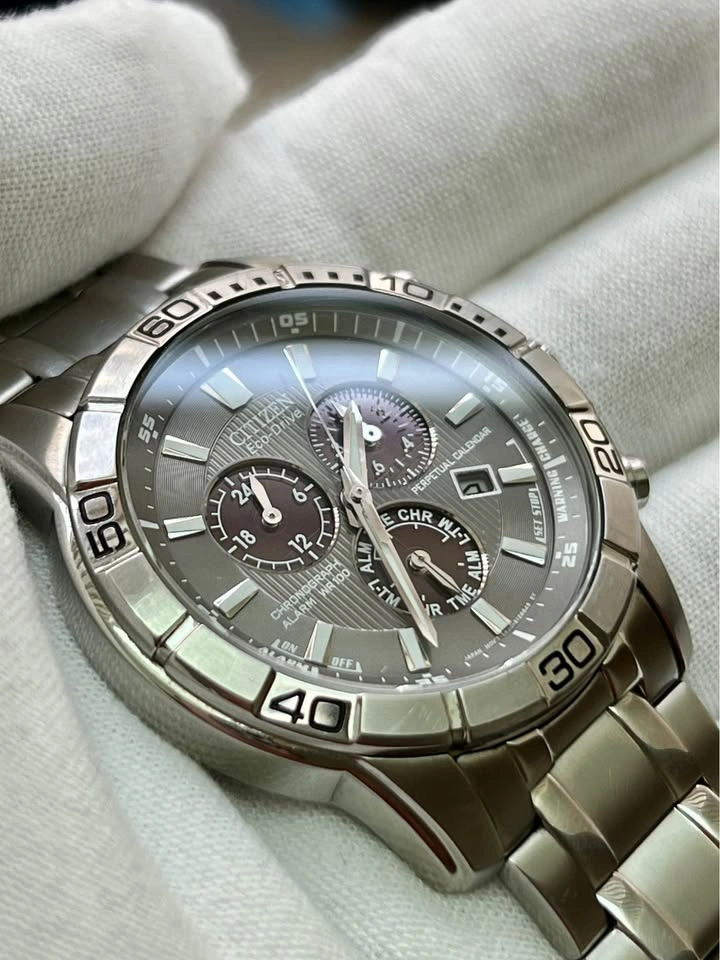 Citizen Eco Drive Perpetual Calendar Alarm Men’s Watch - photo 5