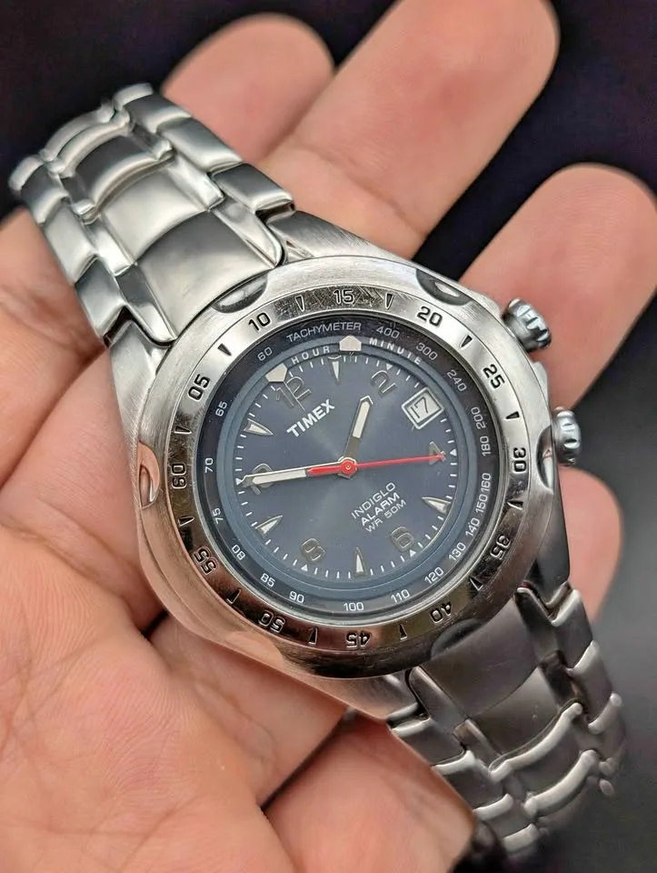 Timex I-Control Alarm Watch Metal Band