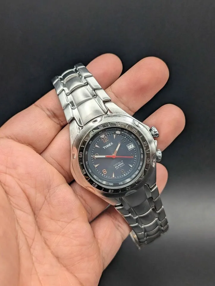Timex I-Control Alarm Watch Metal Band - photo 2