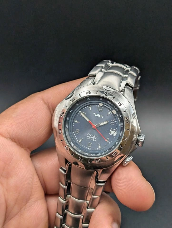 Timex I-Control Alarm Watch Metal Band - photo 3