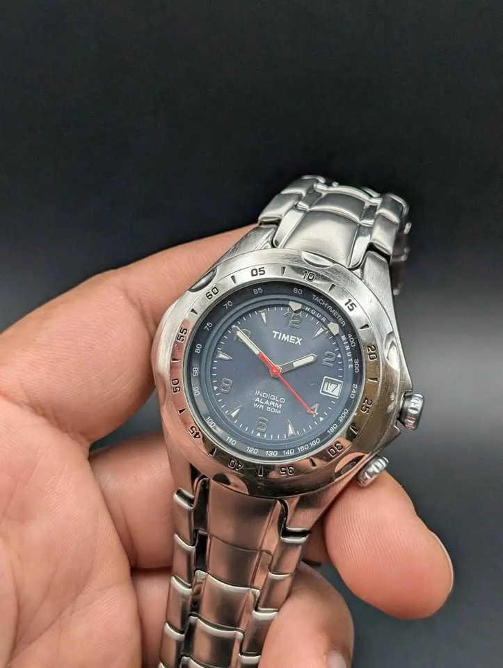Timex I-Control Alarm Watch Metal Band - photo 3