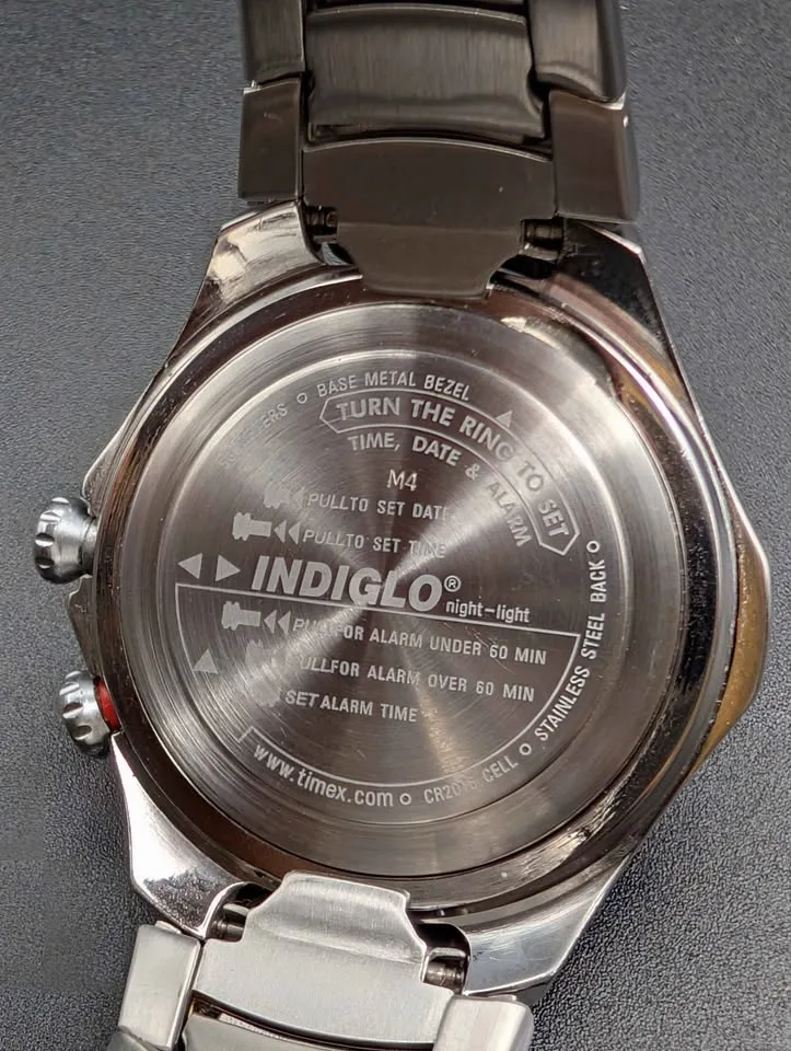 Timex I-Control Alarm Watch Metal Band - photo 5