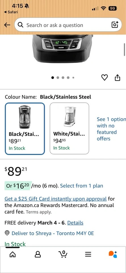 BLACK+DECKER Coffee Maker w/o Glass Carafe - photo 2