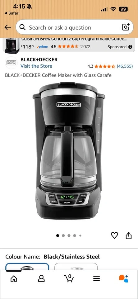 BLACK+DECKER Coffee Maker w/o Glass Carafe - photo 3