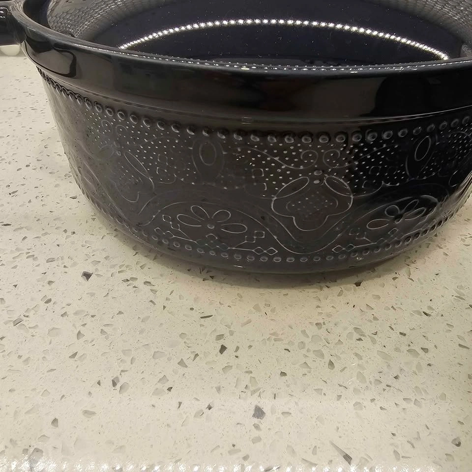Large Blue Ceramic Dutch Oven/Casserole Dish - photo 5