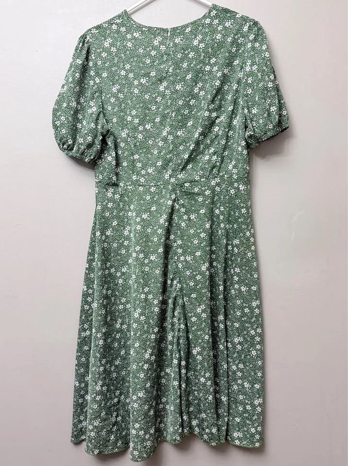 Green Flower Dress SHEIN Size L - photo 5
