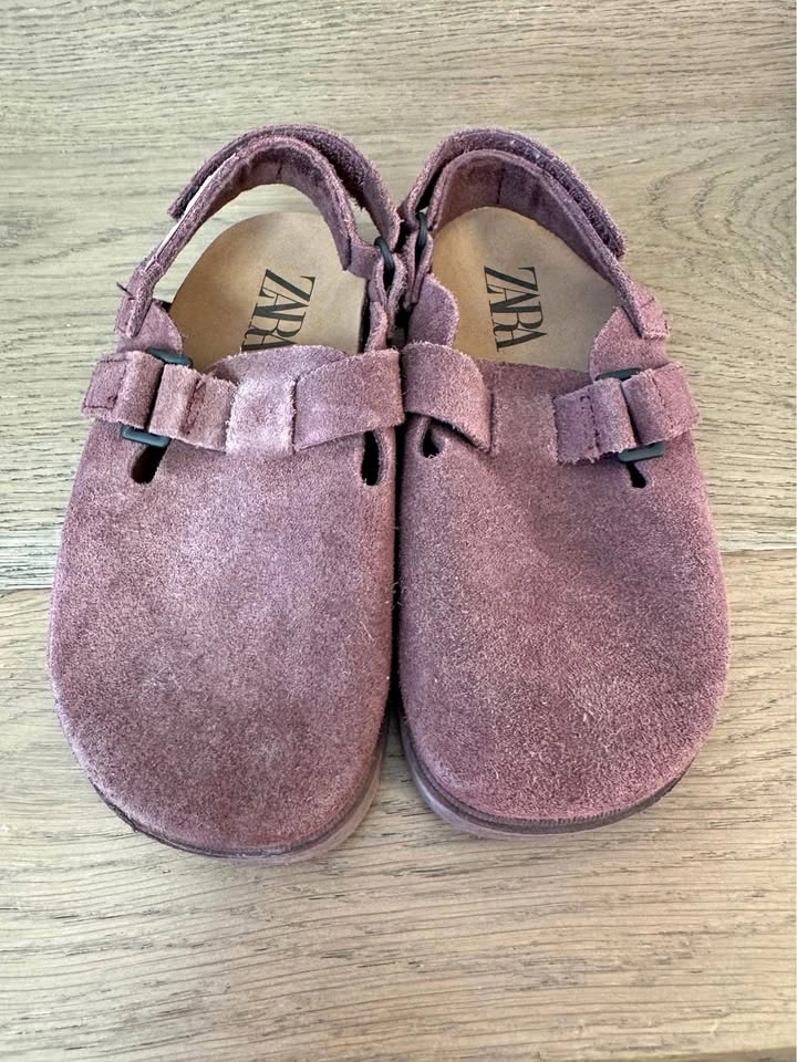 Zara baby leather shoes