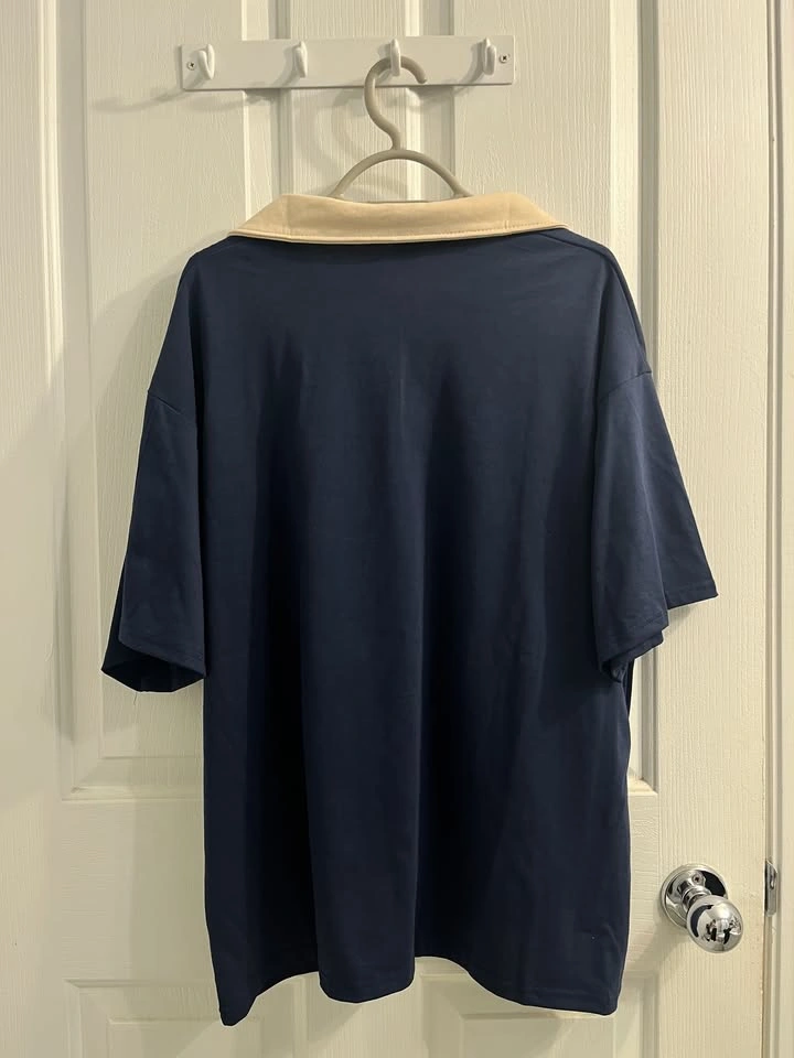 🤸‍♂️☆ BRAND NEW Oversized Quarter-Zip Shirt 👕 - photo 2