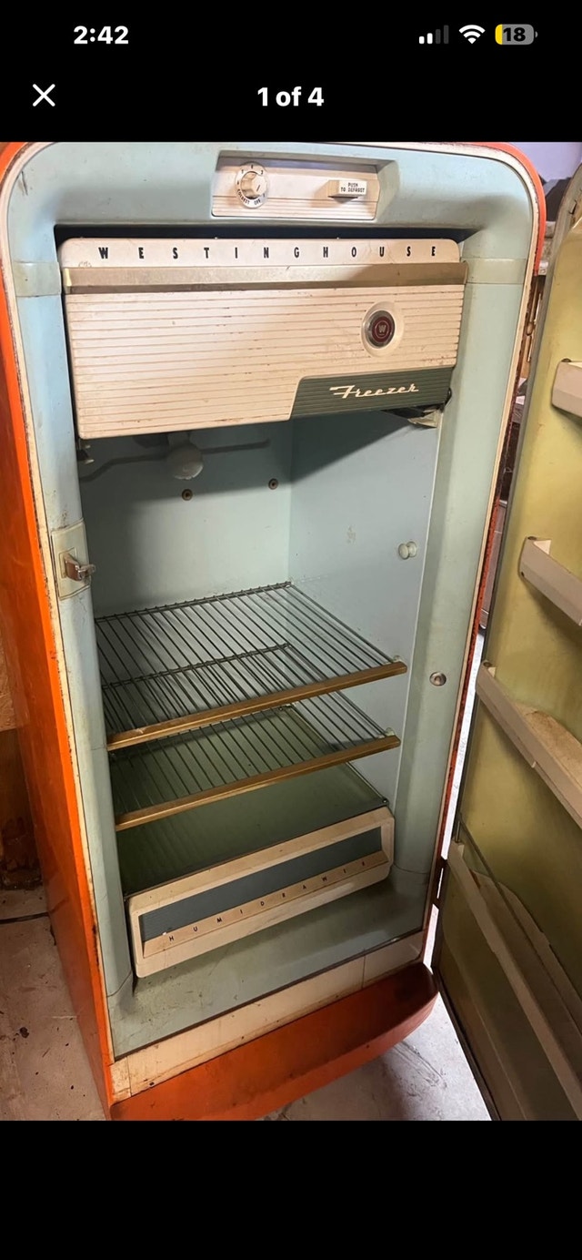 Vintage 1950s Westinghouse Refrigerator - WORKING - photo 2