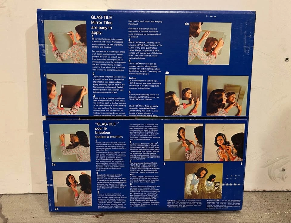12 Pack Glass Mirror Tiles 12" x 12" - photo 3