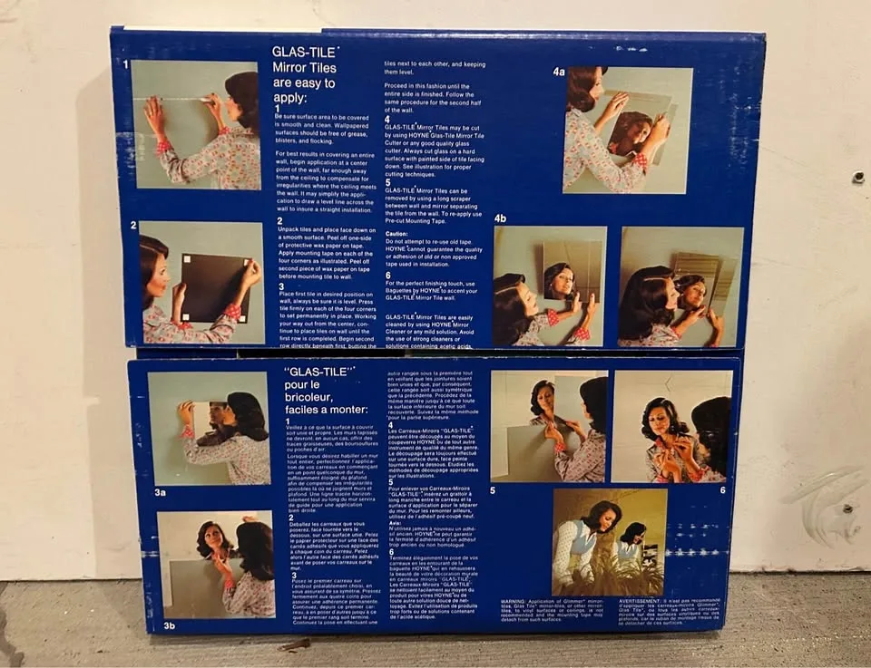 12 Pack Glass Mirror Tiles 12" x 12" - photo 3