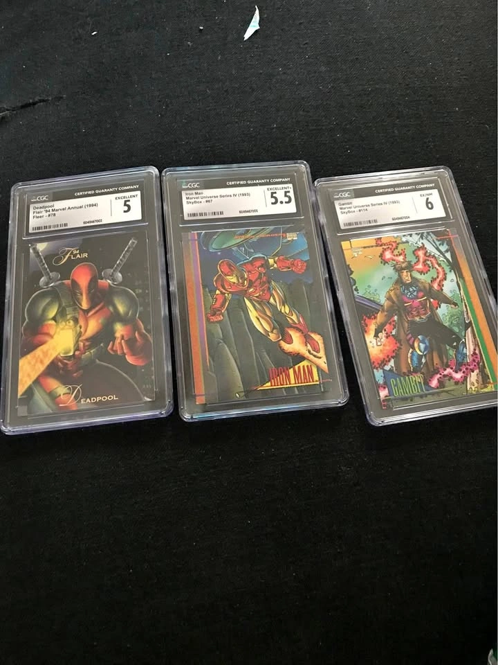 CGC Graded Marvel Cards Lot (Marvel Universe IV/Marvel Flair)
