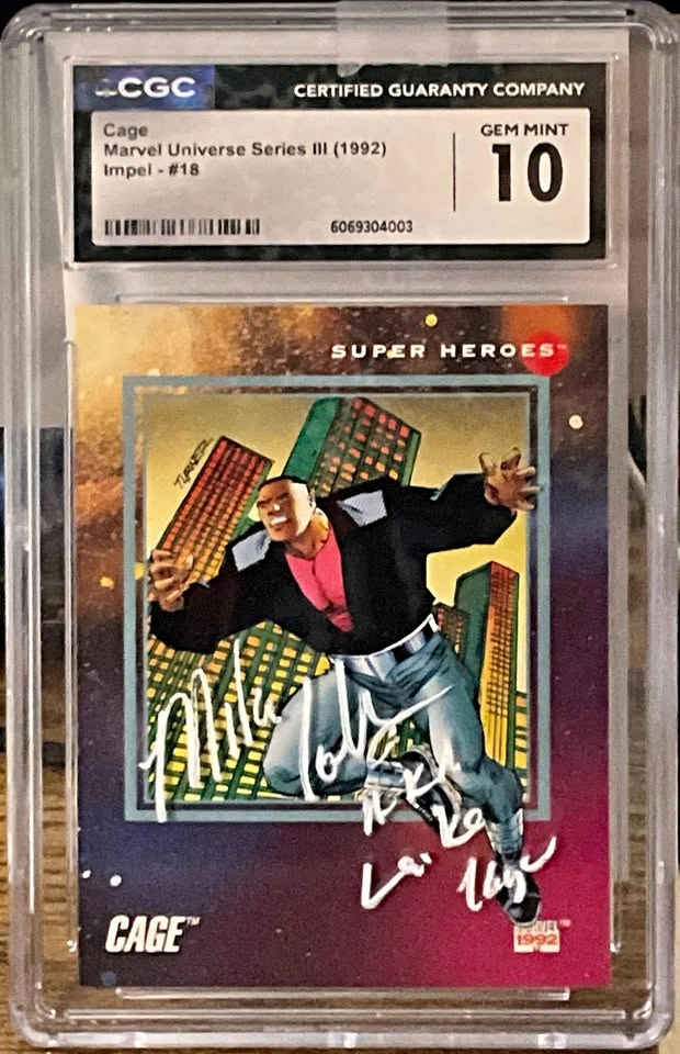 Marvel Universe Series 3 Graded 10 Gem/Mint Signed by Mike Colte