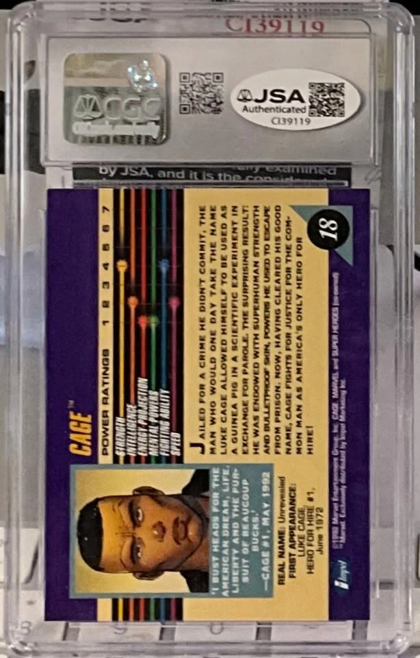 Marvel Universe Series 3 Graded 10 Gem/Mint Signed by Mike Colte - photo 2