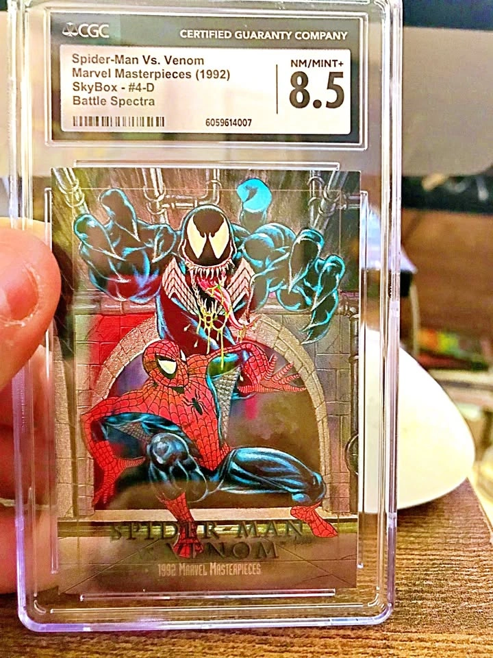 Spider-Man Vs Venom Marvel Masterpieces Graded 8.5