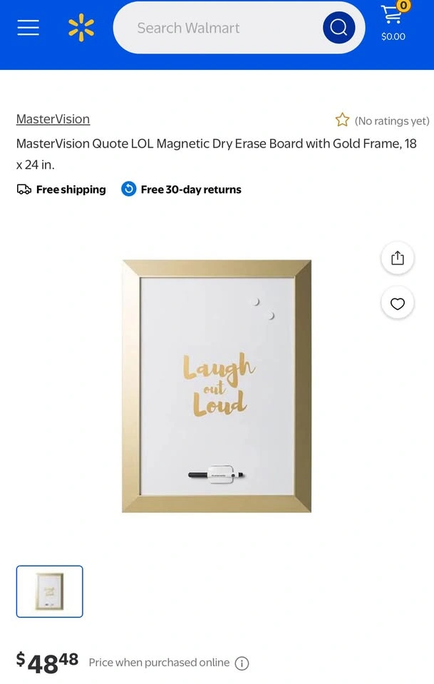 New Framed Wall Board – “Laugh Out Loud” 18" x 24" 🌱 - photo 3