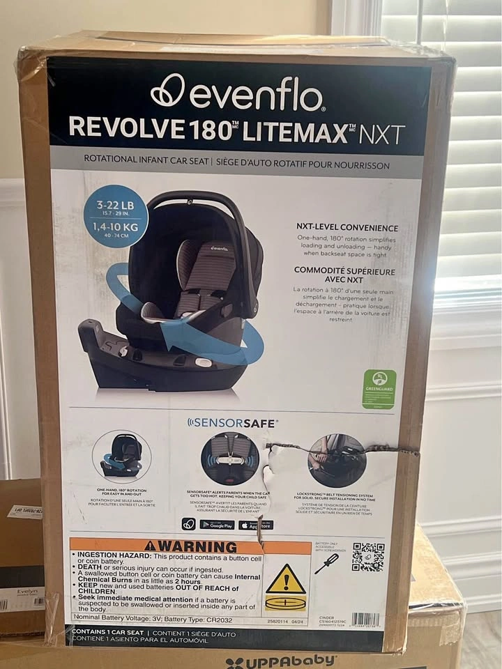 Evenflo Revolve180 LiteMax NXT Infant Car Seat - Cinder
