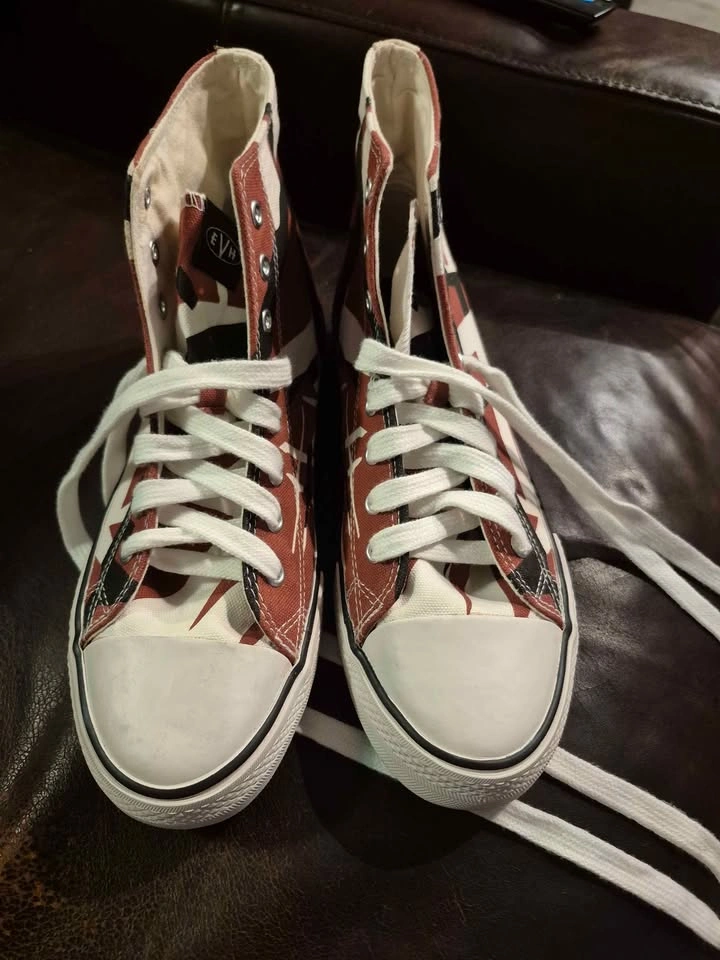 Eddie Van Halen High Tops Size 9 New - photo 4