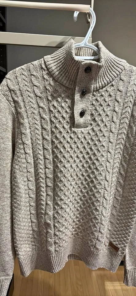 Buffalo David Bitton Button Sweater Unisex Small