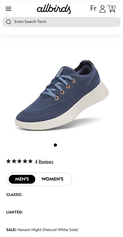 Allbirds Sneakers Men's Size 8.5 - photo 3