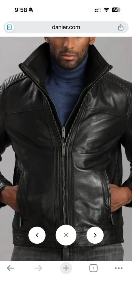 Danier Men's Leather Jacket w/ Insulation & Insert XS - photo 2