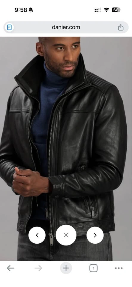 Danier Men's Leather Jacket w/ Insulation & Insert XS - photo 5
