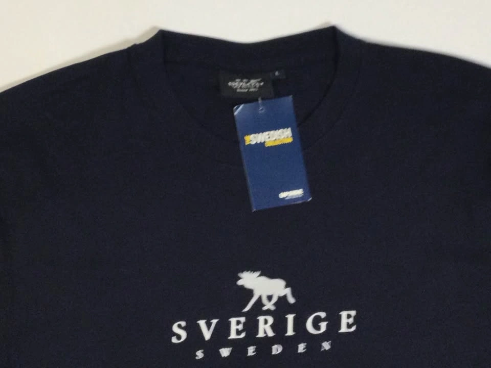 🌱Swedish Collection Navy Blue Moose T-Shirt - New w/ Tags - L - photo 2