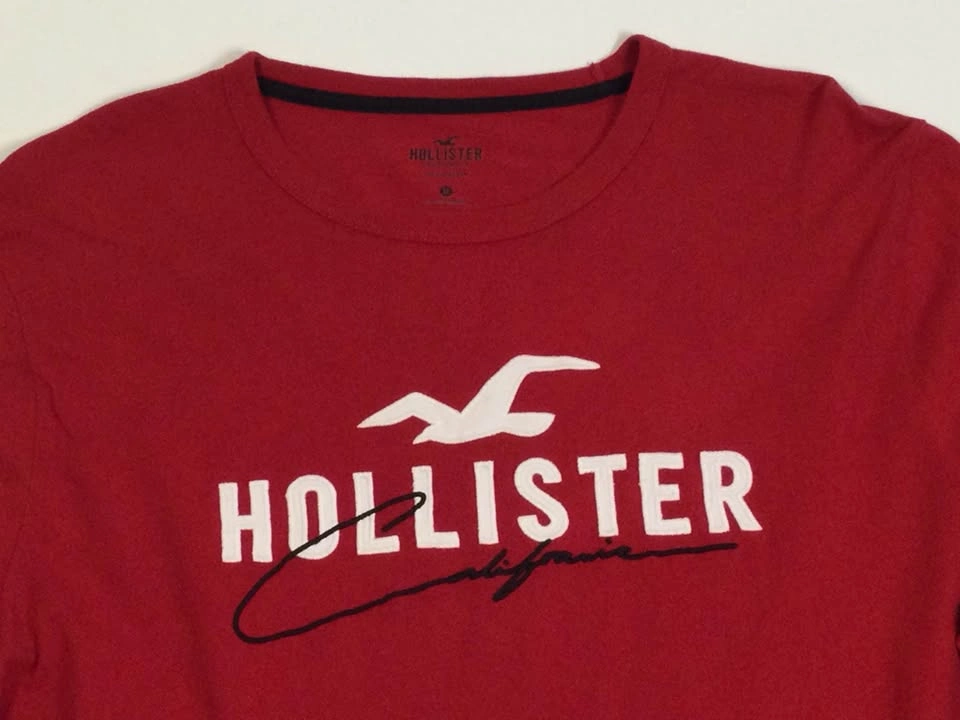 🌱Hollister Red Long Sleeve T-shirt XL - photo 2