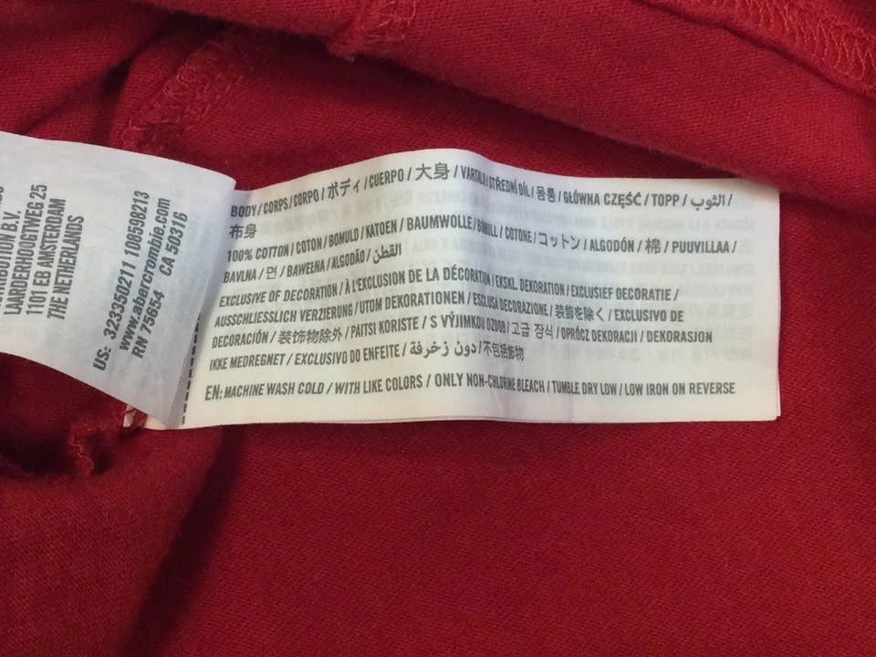 🌱Hollister Red Long Sleeve T-shirt XL - photo 4
