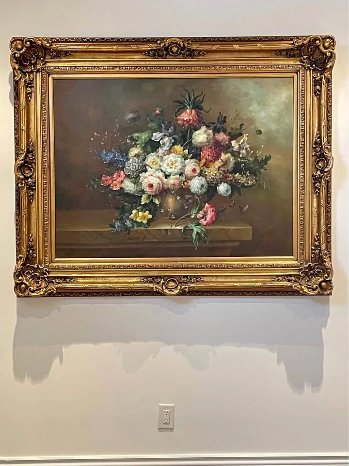 Flower Boutique on a table by C.A. Lenoir artist