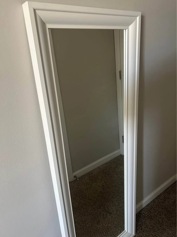 IKEA white mirror - photo 4
