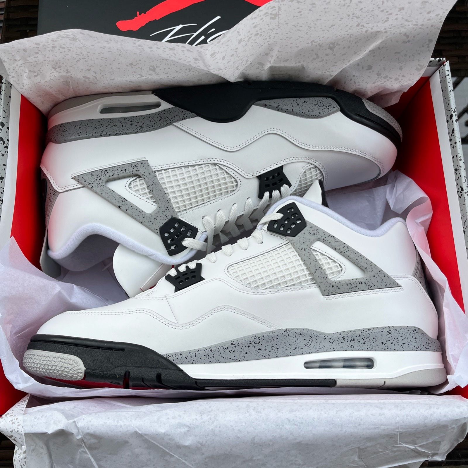 Air Jordan 4 Retro OG White Cement 2025 FV5029-100 Size 17 Men