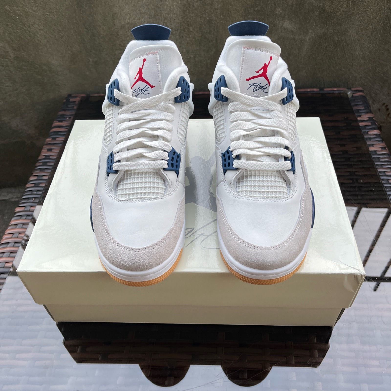 Nike SB x Air Jordan 4 Retro SP Navy Men's 9.5 - photo 2