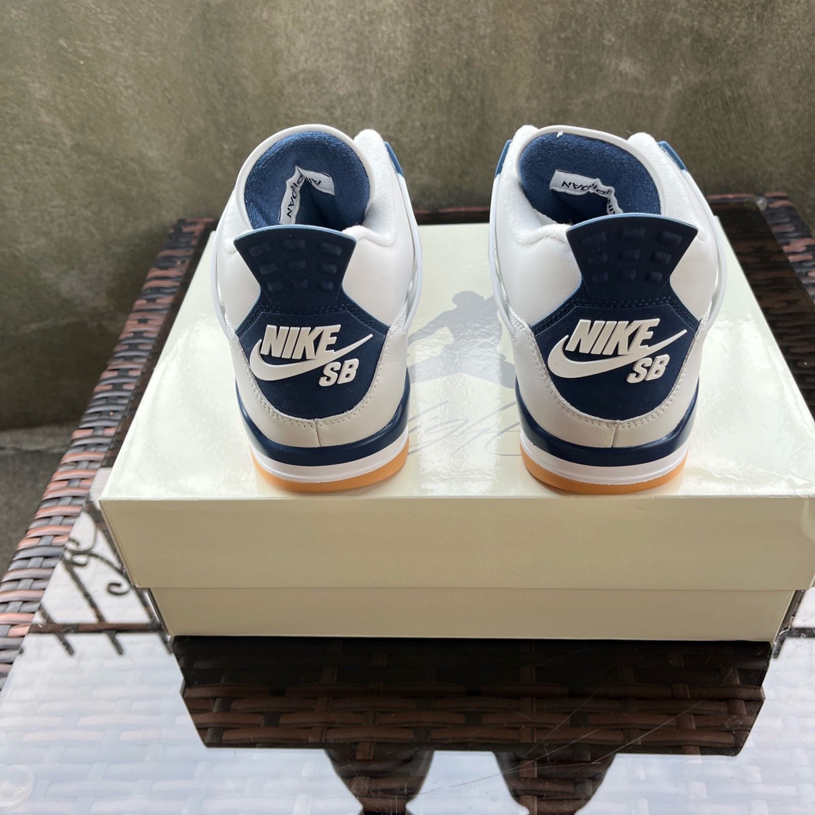 Nike SB x Air Jordan 4 Retro SP Navy Men's 9.5 - photo 3