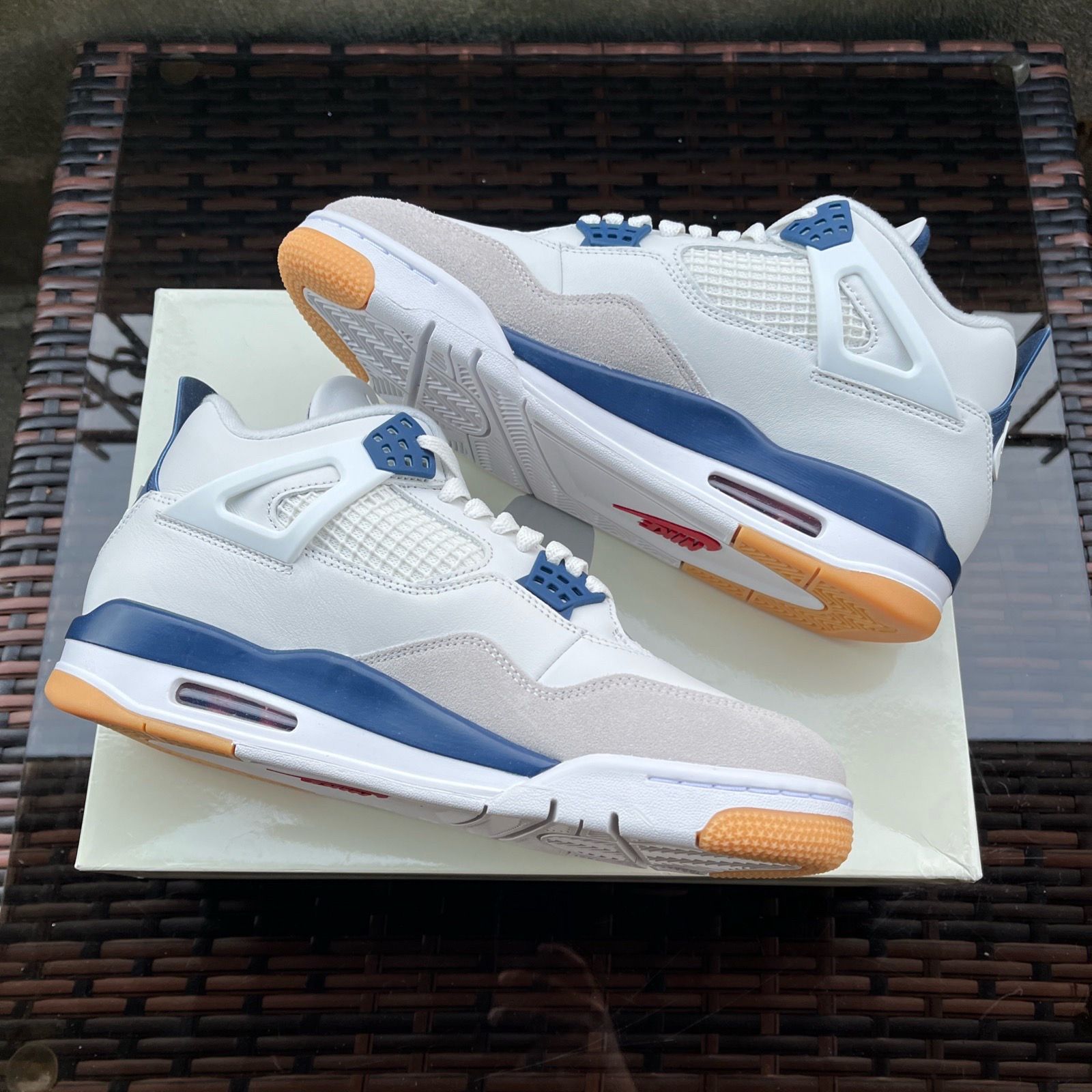 Nike SB x Air Jordan 4 Retro SP Navy Men's 9.5 - photo 4