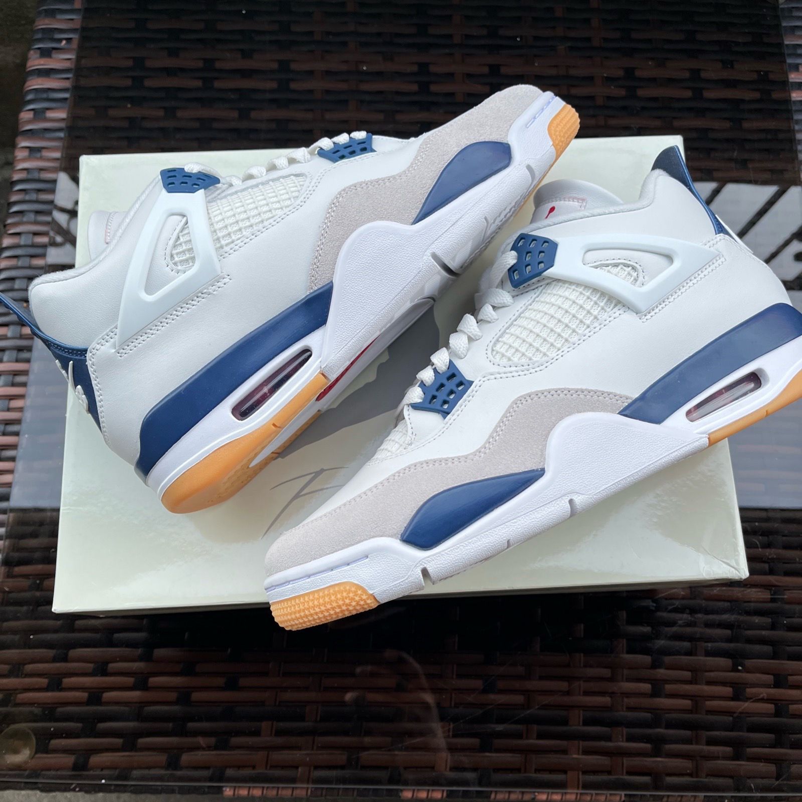 Nike SB x Air Jordan 4 Retro SP Navy Men's 9.5 - photo 5