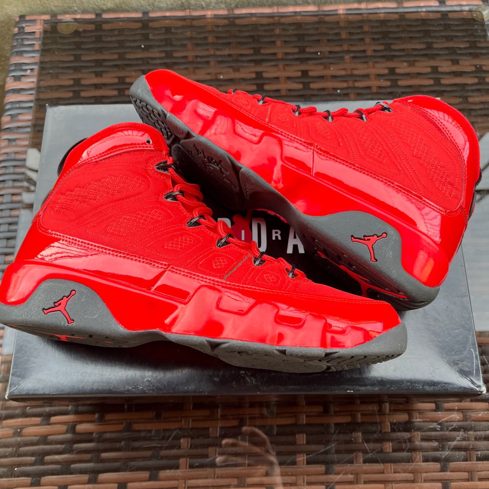 Air Jordan 9 Retro Chile Red/Black Size 8.5 Sneakers - photo 2