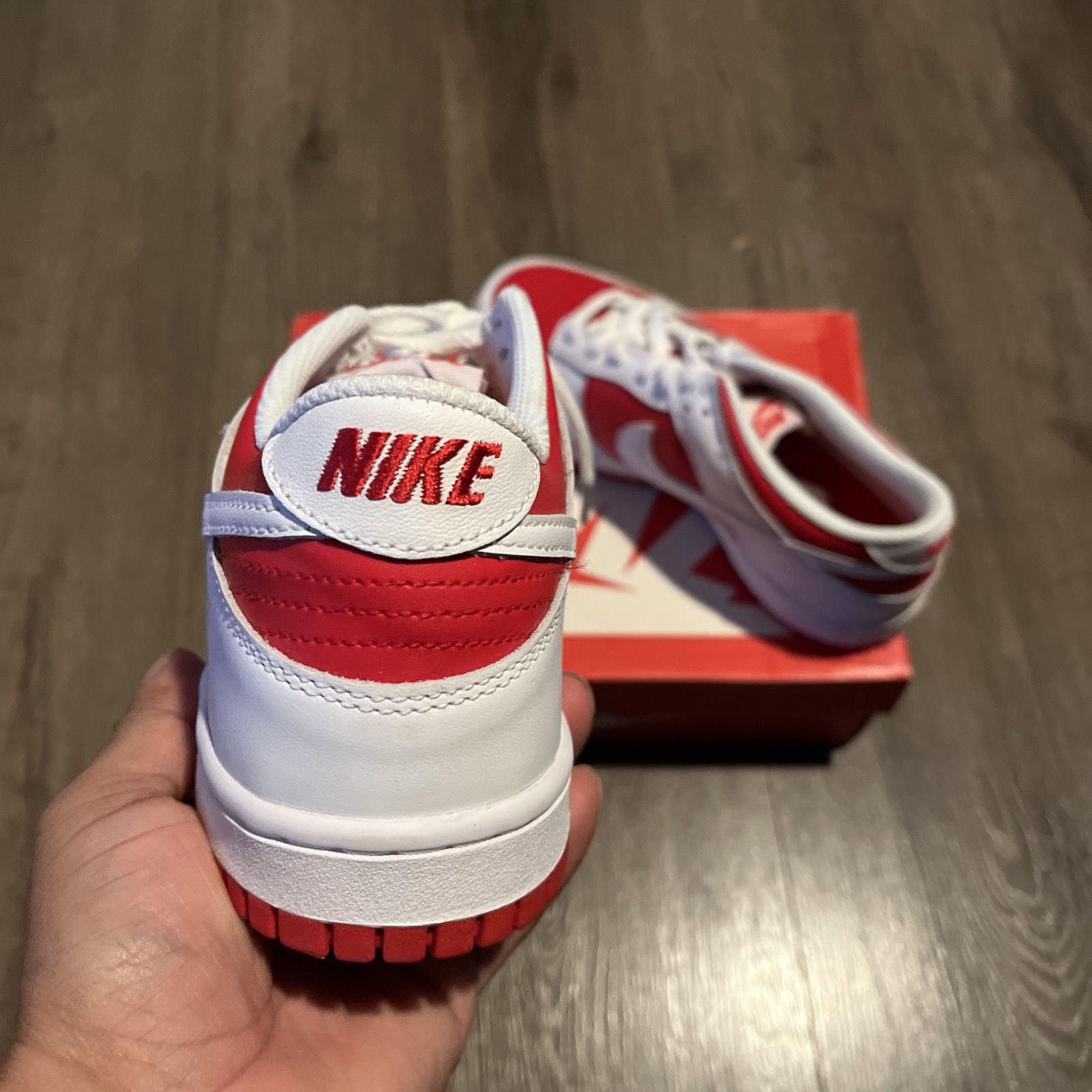 Nike Dunk Low GS "Championship Red" Size 7Y CW1590-600 - photo 3