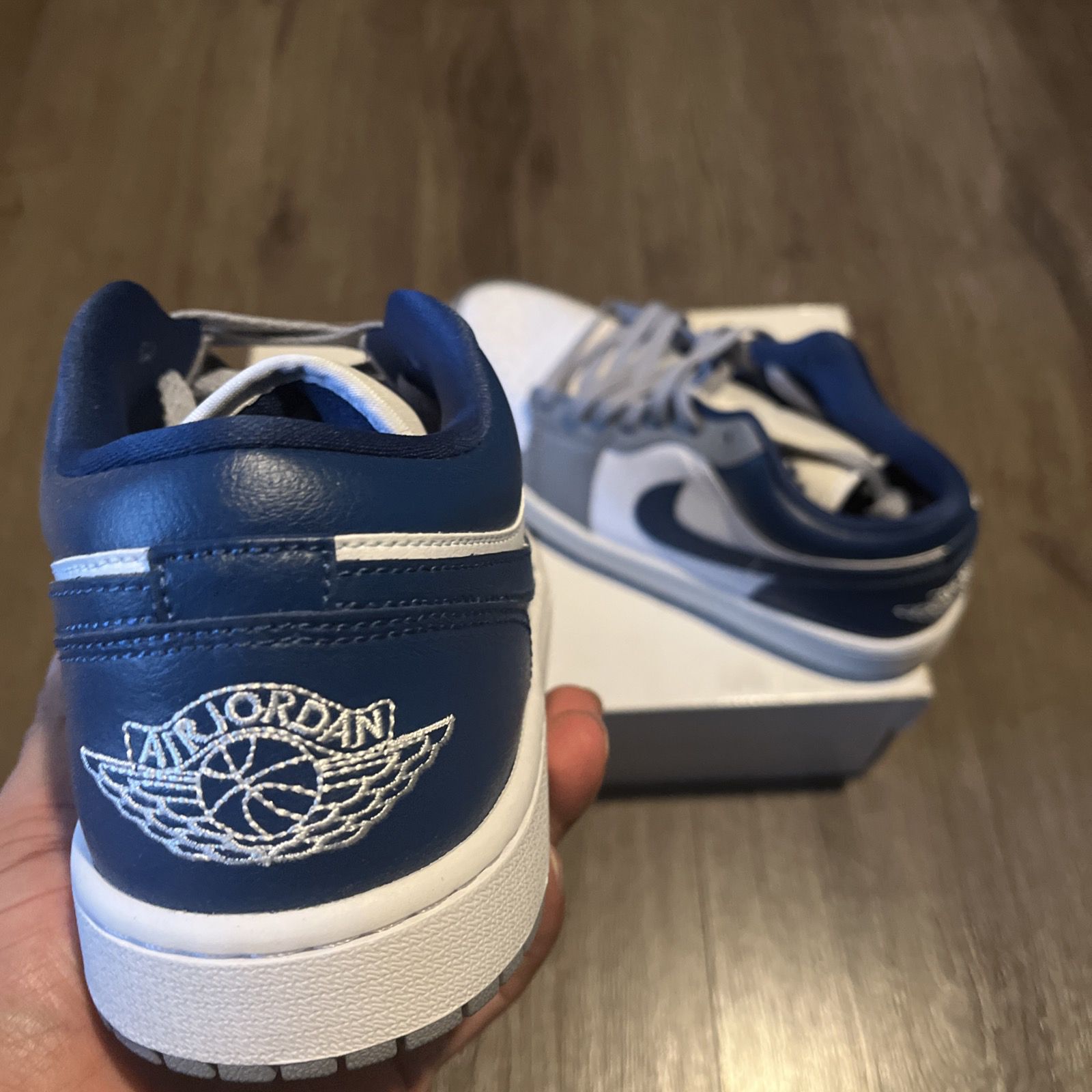 WMNS Air Jordan 1 Low French Blue DC0774-042 Size 10.5W/9M - photo 5