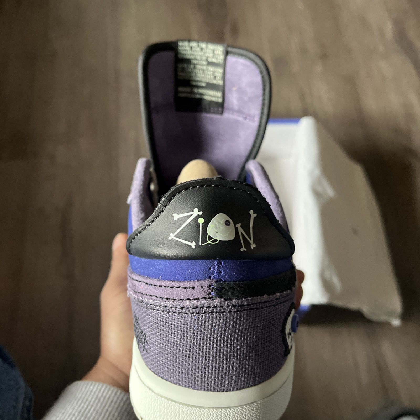 Jordan 1 Retro Low OG Zion Williamson Voodoo Alternate - photo 4