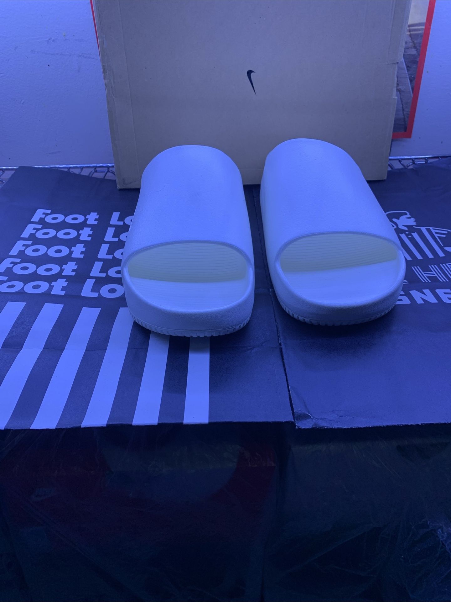 New Men's Nike Calm Slide Sail/Sail Size 13 - photo 3