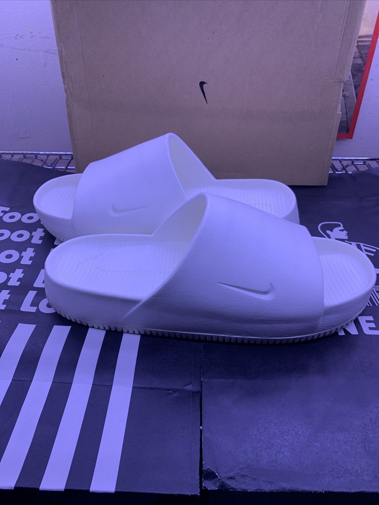 New Men's Nike Calm Slide Sail/Sail Size 13 - photo 4