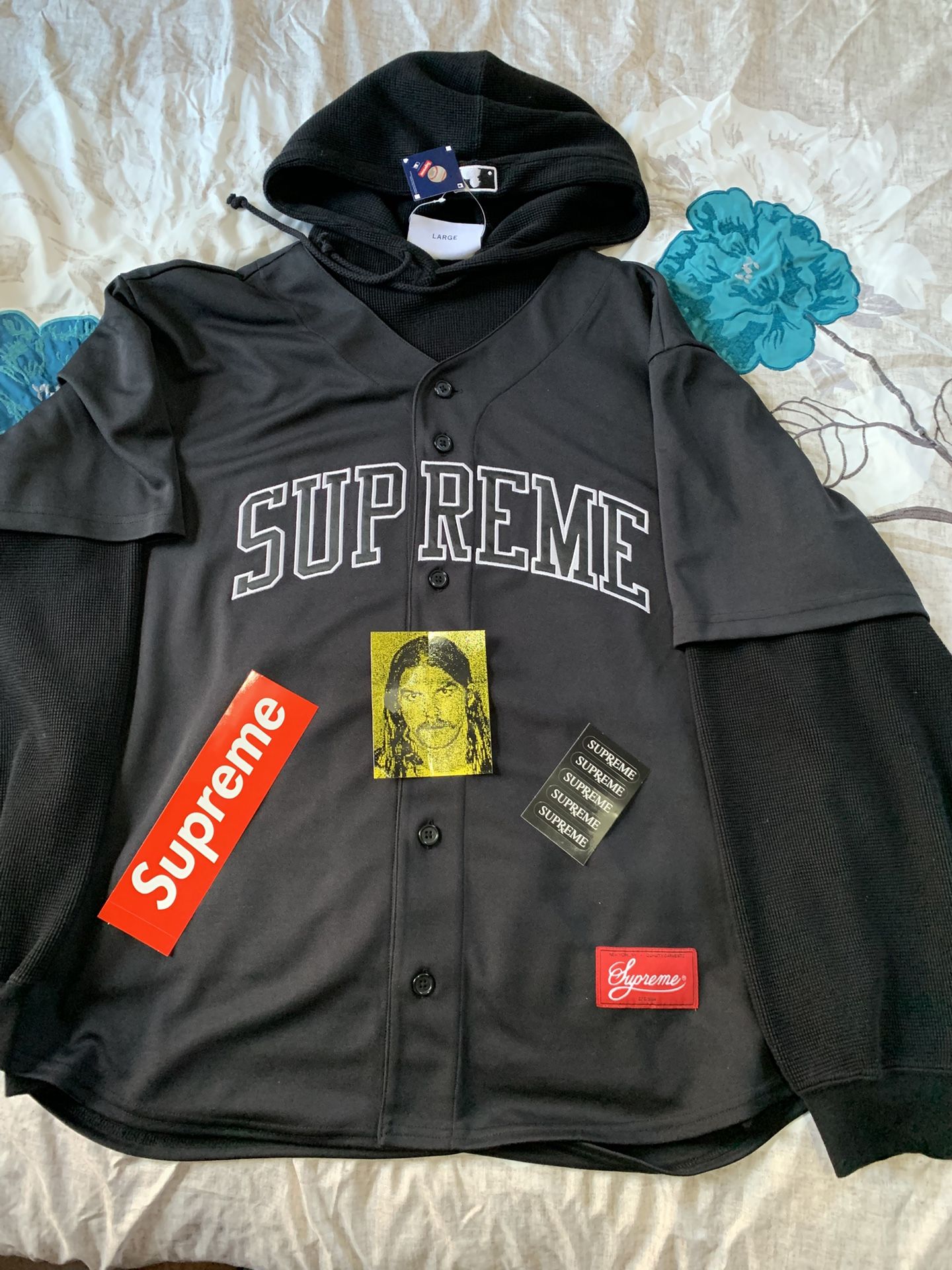 Supreme Chicago White Sox Hooded Baseball Jersey