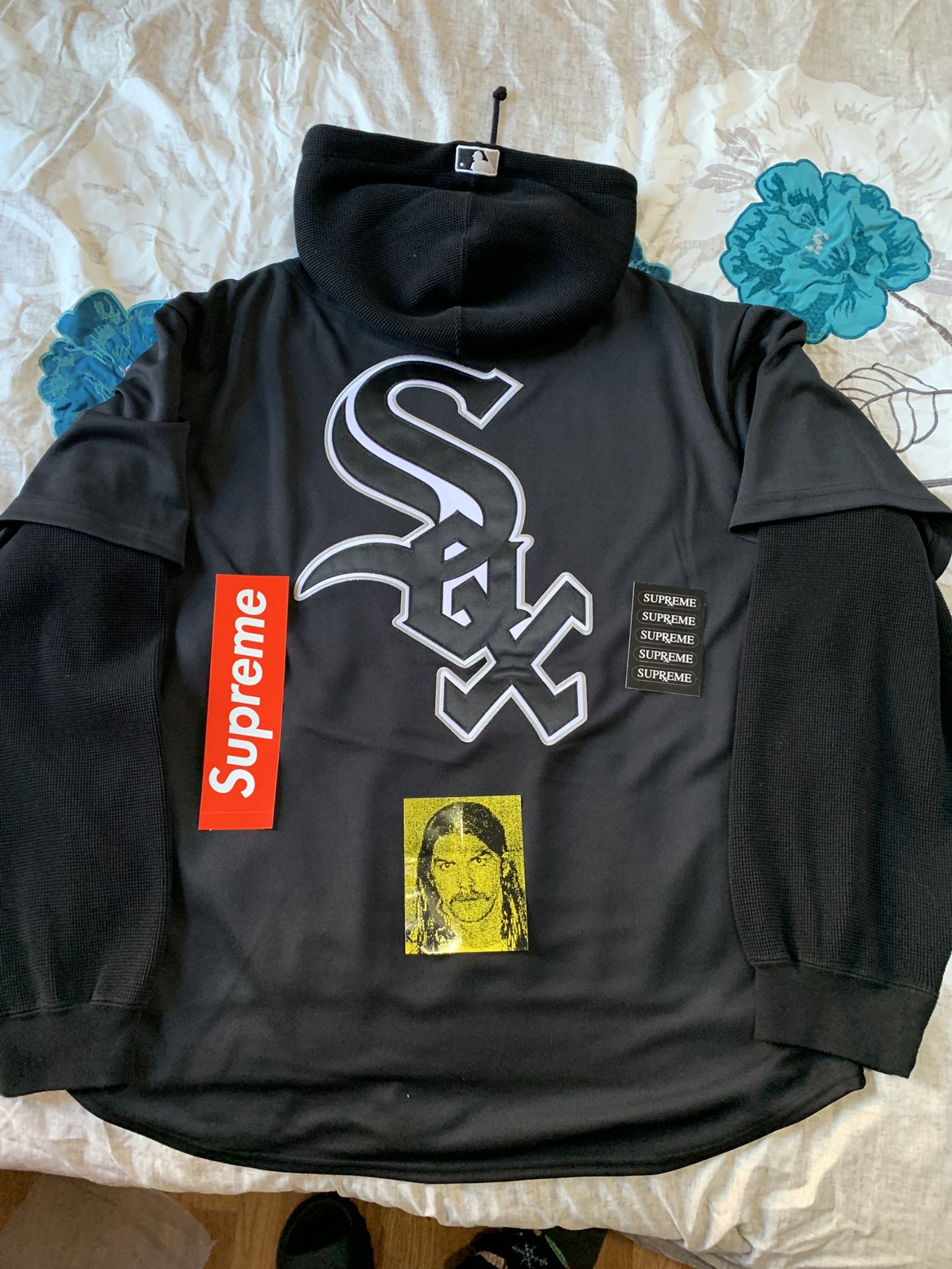 Supreme Chicago White Sox Hooded Baseball Jersey - photo 2