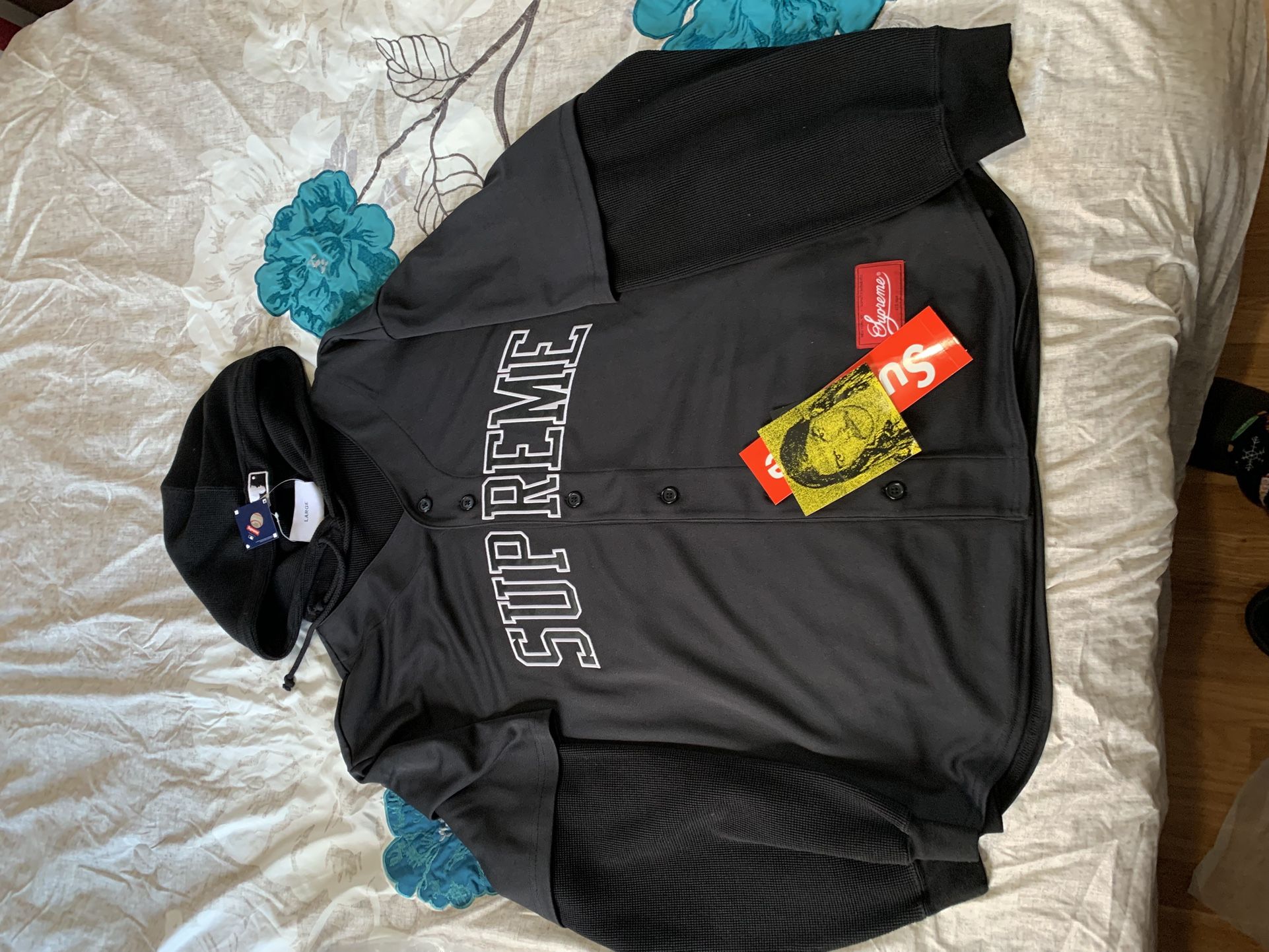Supreme Chicago White Sox Hooded Baseball Jersey - photo 4