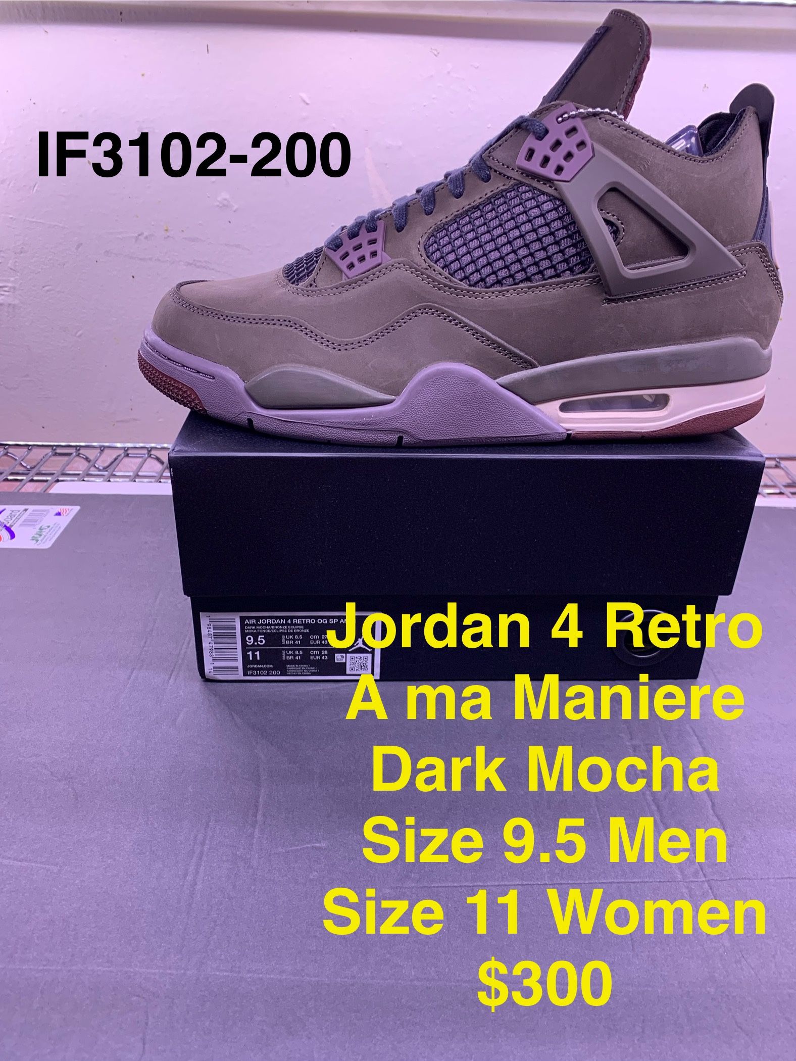 Jordan 4 A Ma Maniere - photo 2